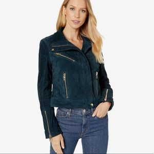 Blank NYC Suede Moto Jacket Sz Small